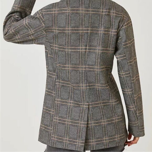 Avec les filles classic plaid button up coat XL - Picture 2 of 6